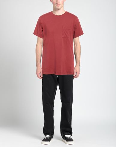 Man T-shirt Brick red