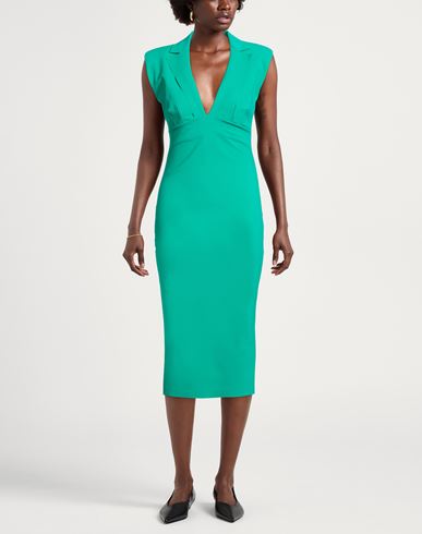 Woman Midi dress Light green Size 4 Polyamide, Elastane