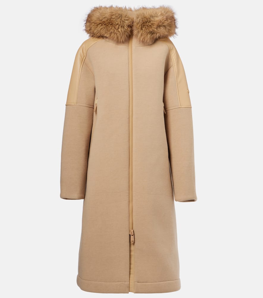 Ember faux fur-trimmed coat