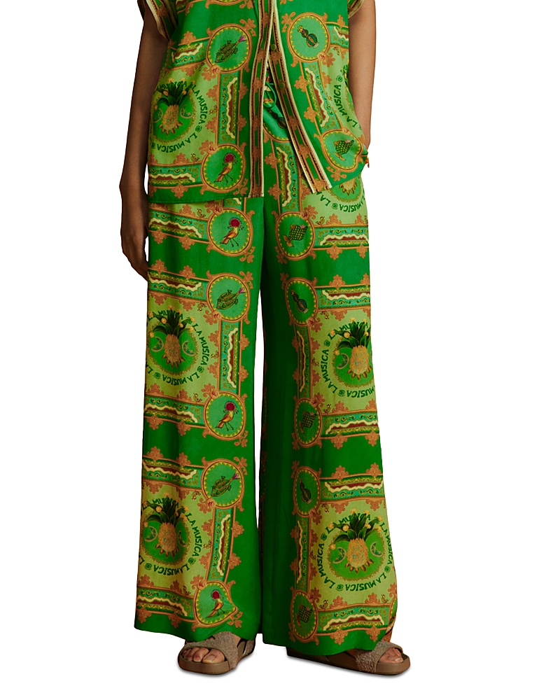 La Musica Silk Pants