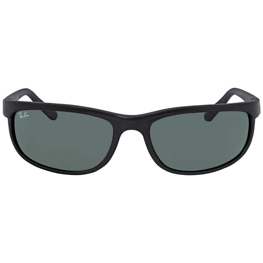 Predator 2 Green Classic G-15 Rectangular Mens Sunglasses RB2027 W1847