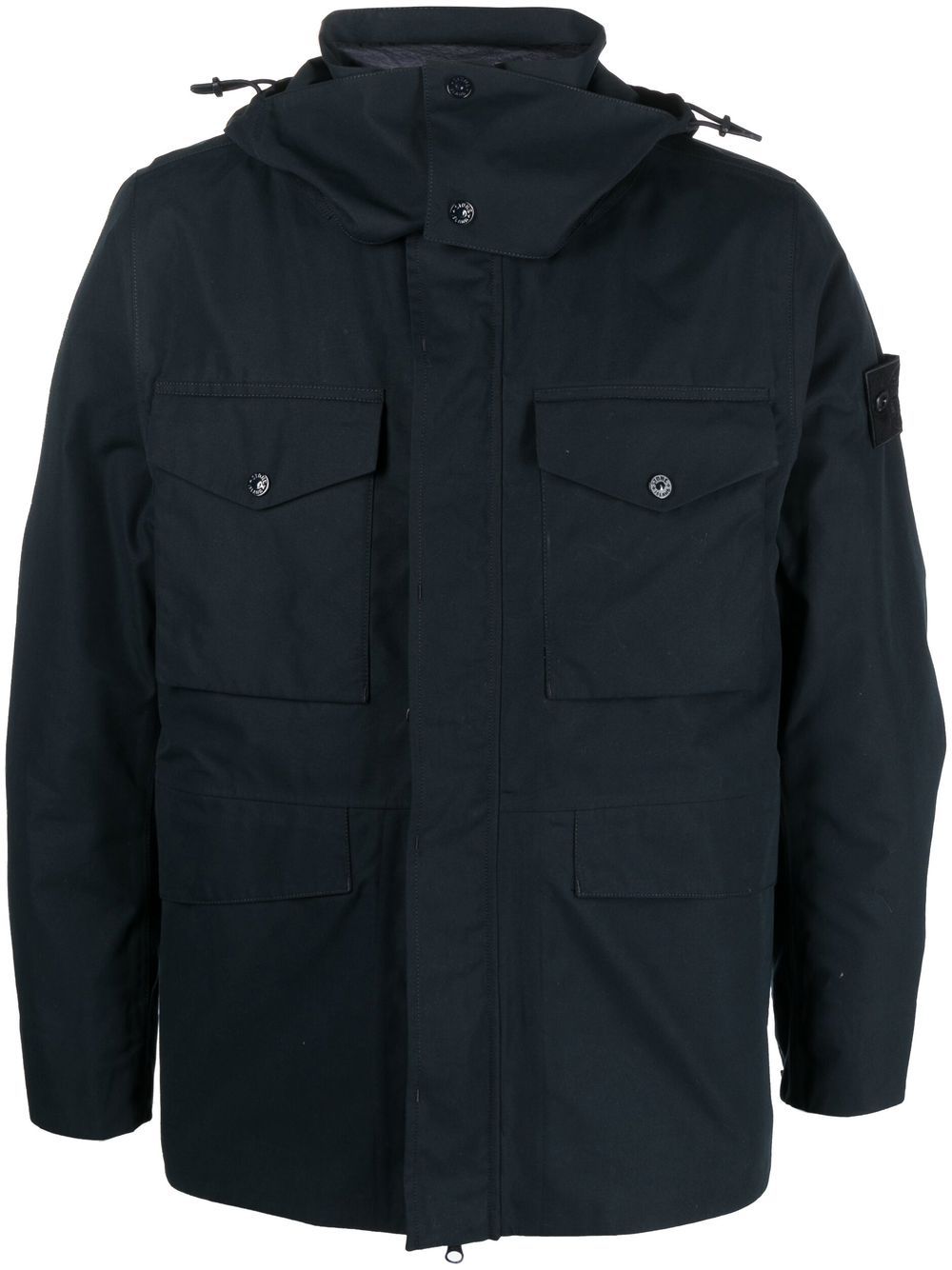 Padded utility jacket - Black