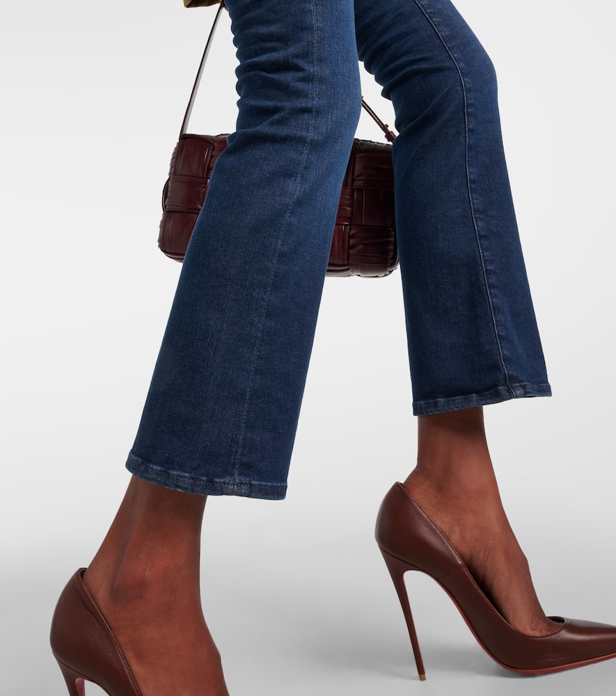 Jodi Crop high-rise flared jeans