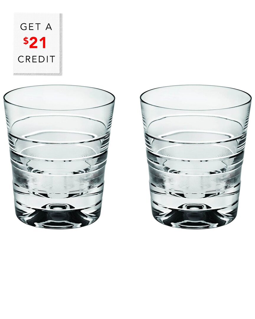 Vinyl Old Fashion Glasses (Set Of 2) with $21 Credit