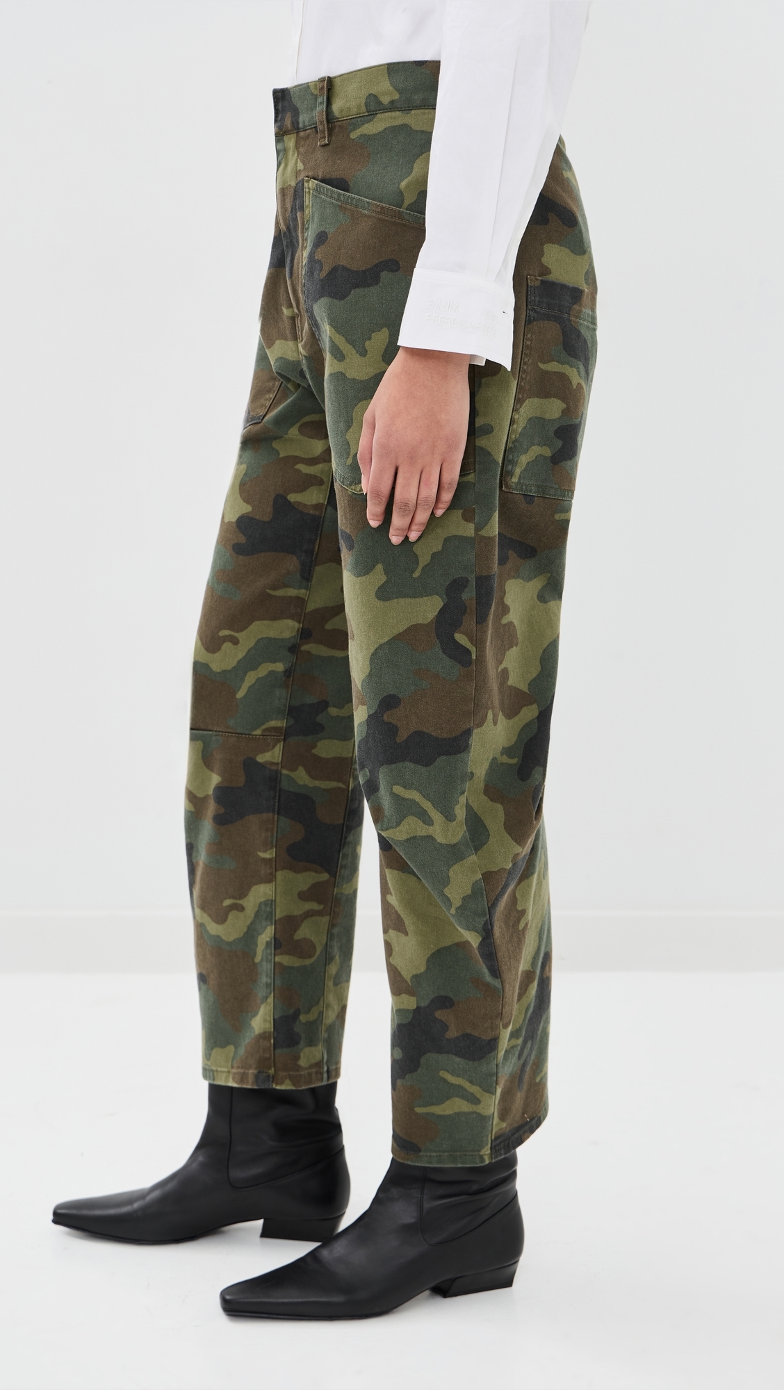 Shon Canvas Pants Camouflage