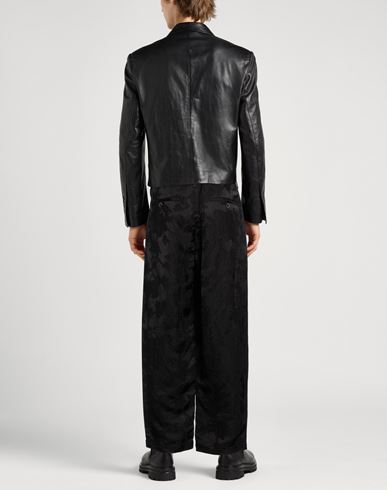 Man Pants Black Size XL Linen, Viscose