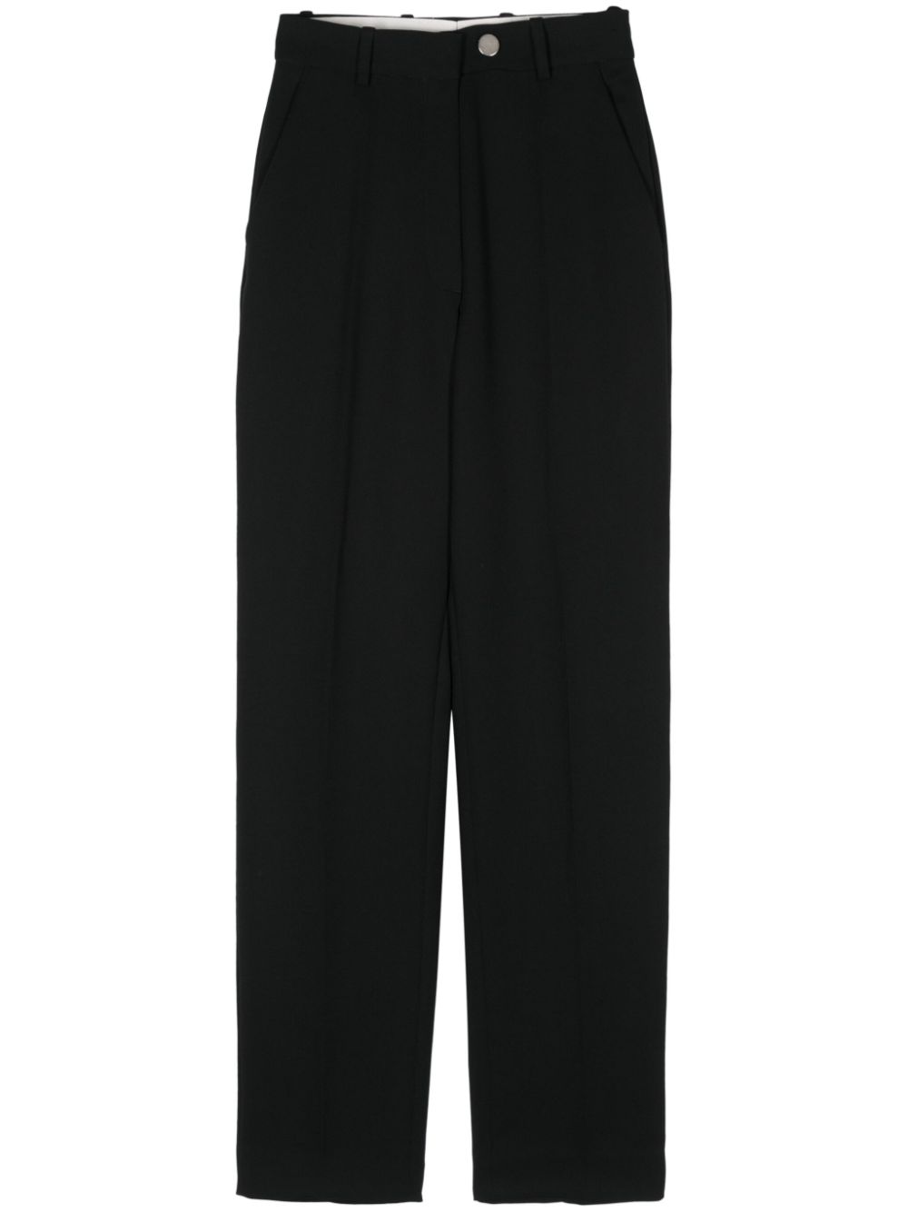Pressed-crease trousers - Black