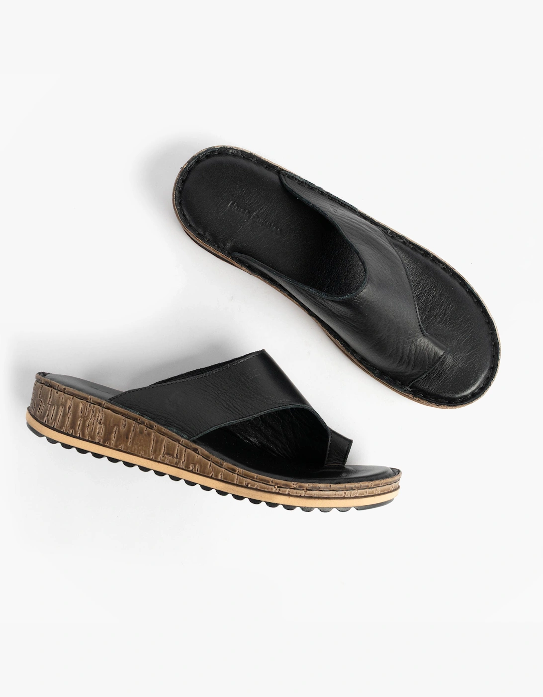 Women's Hush Puppies ELISSA Womens Toepost Sandals Black