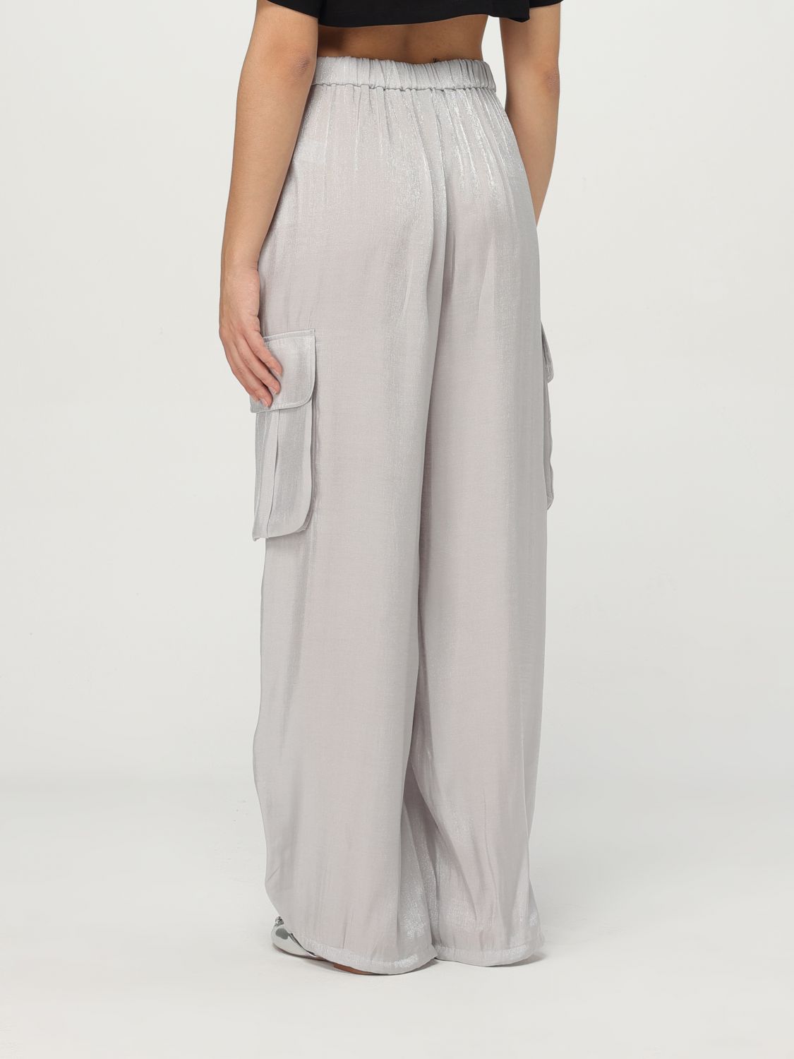 Pants ARMANI EXCHANGE Woman color Silver