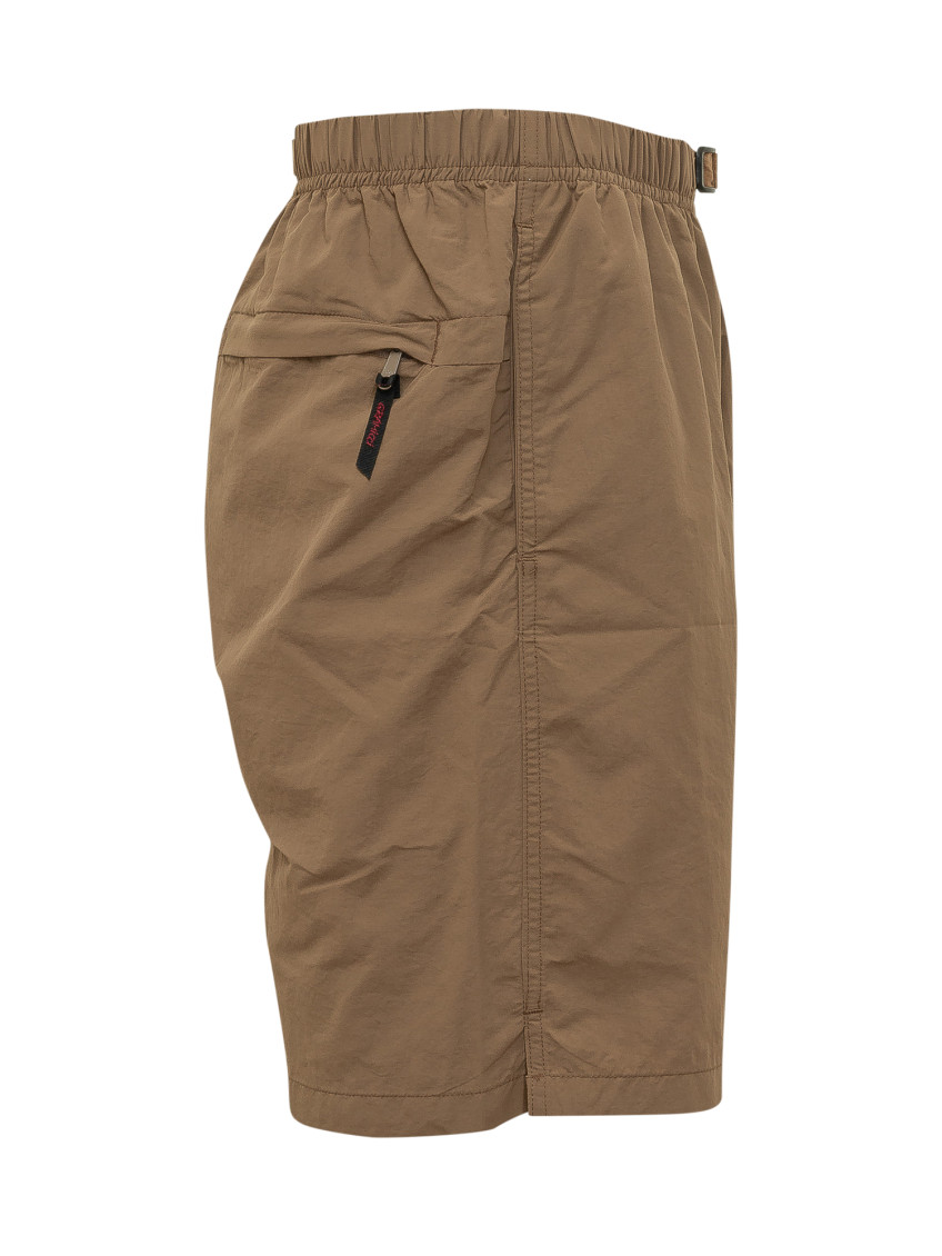 Brown Logo Shorts