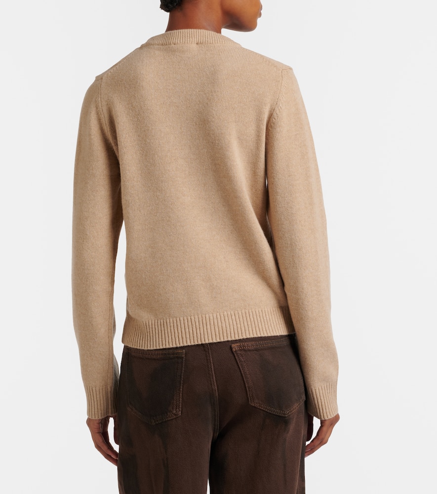 Logo intarsia sweater