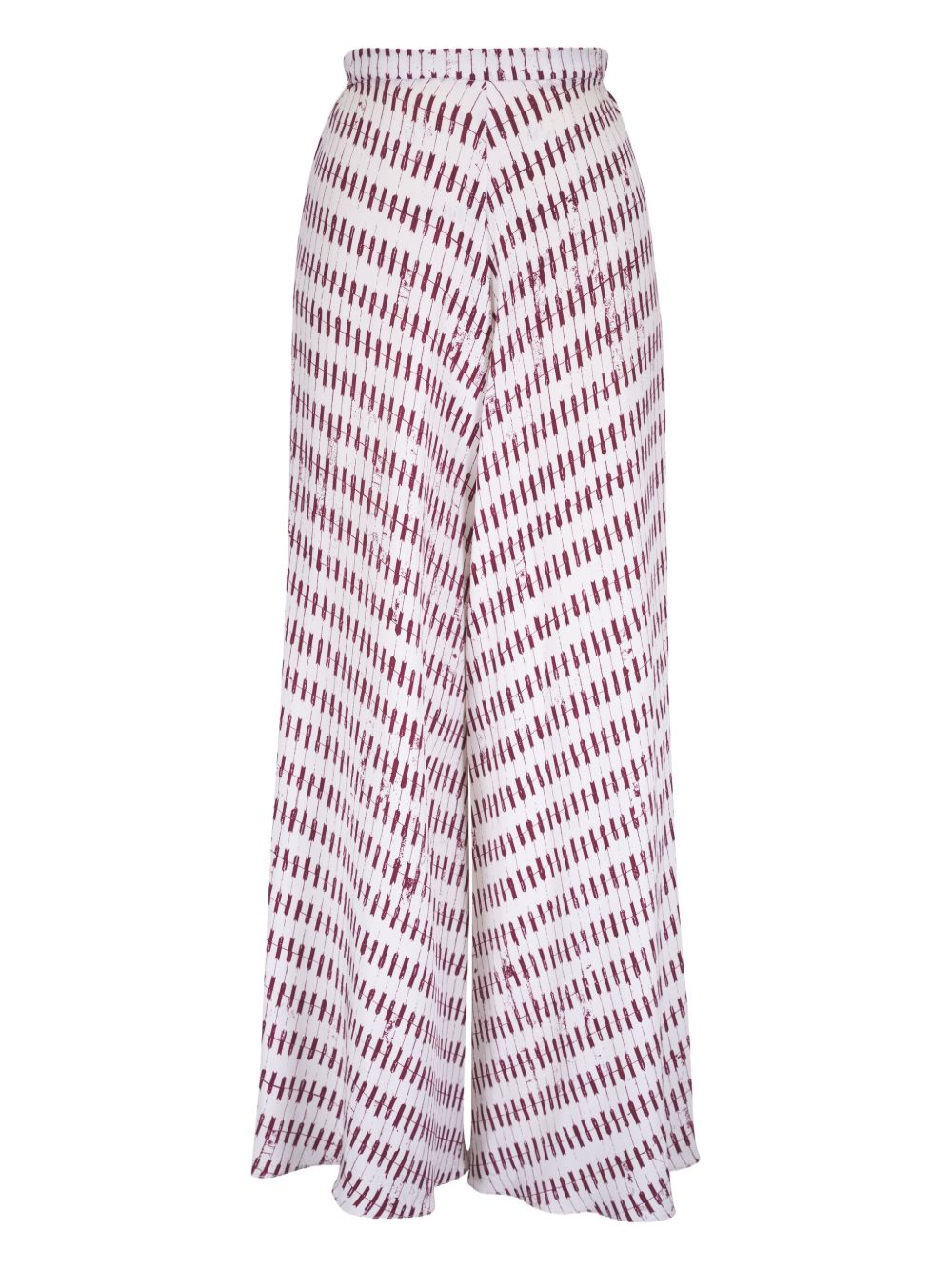 Patterned trousers - White