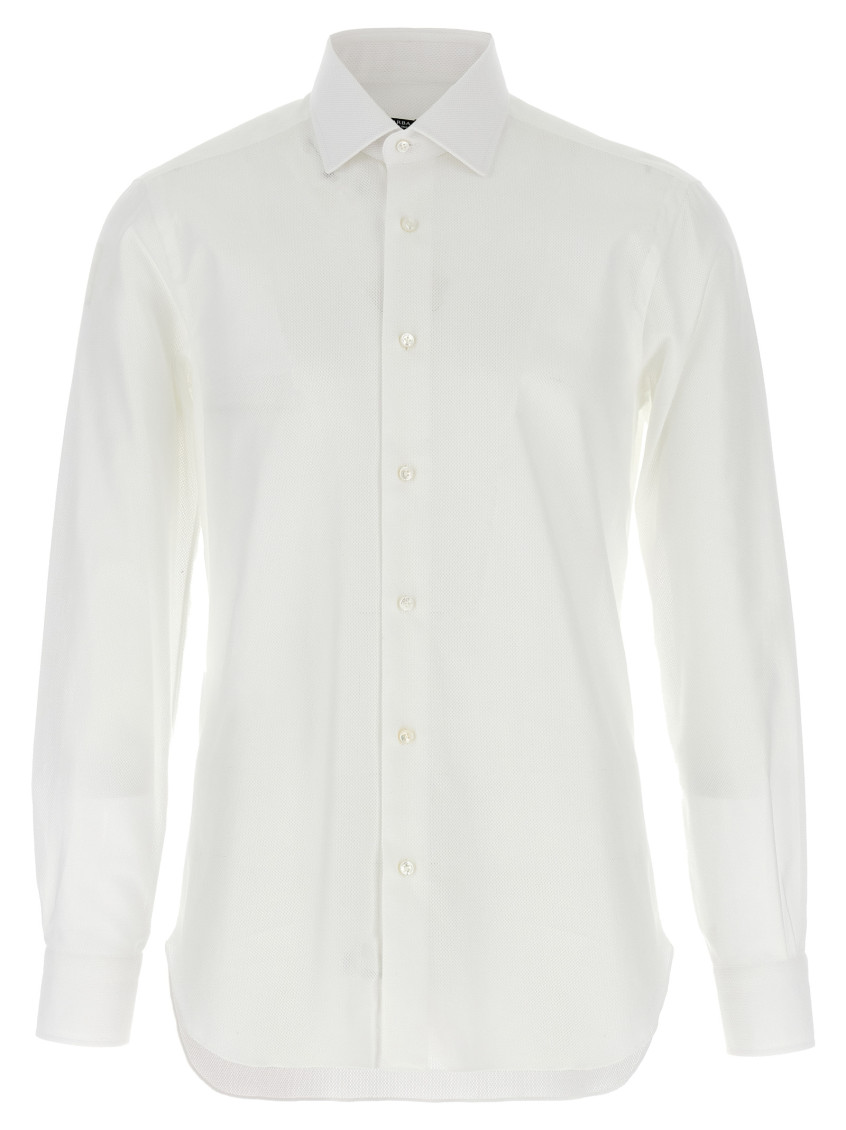 Honeycomb Cotton Shirt