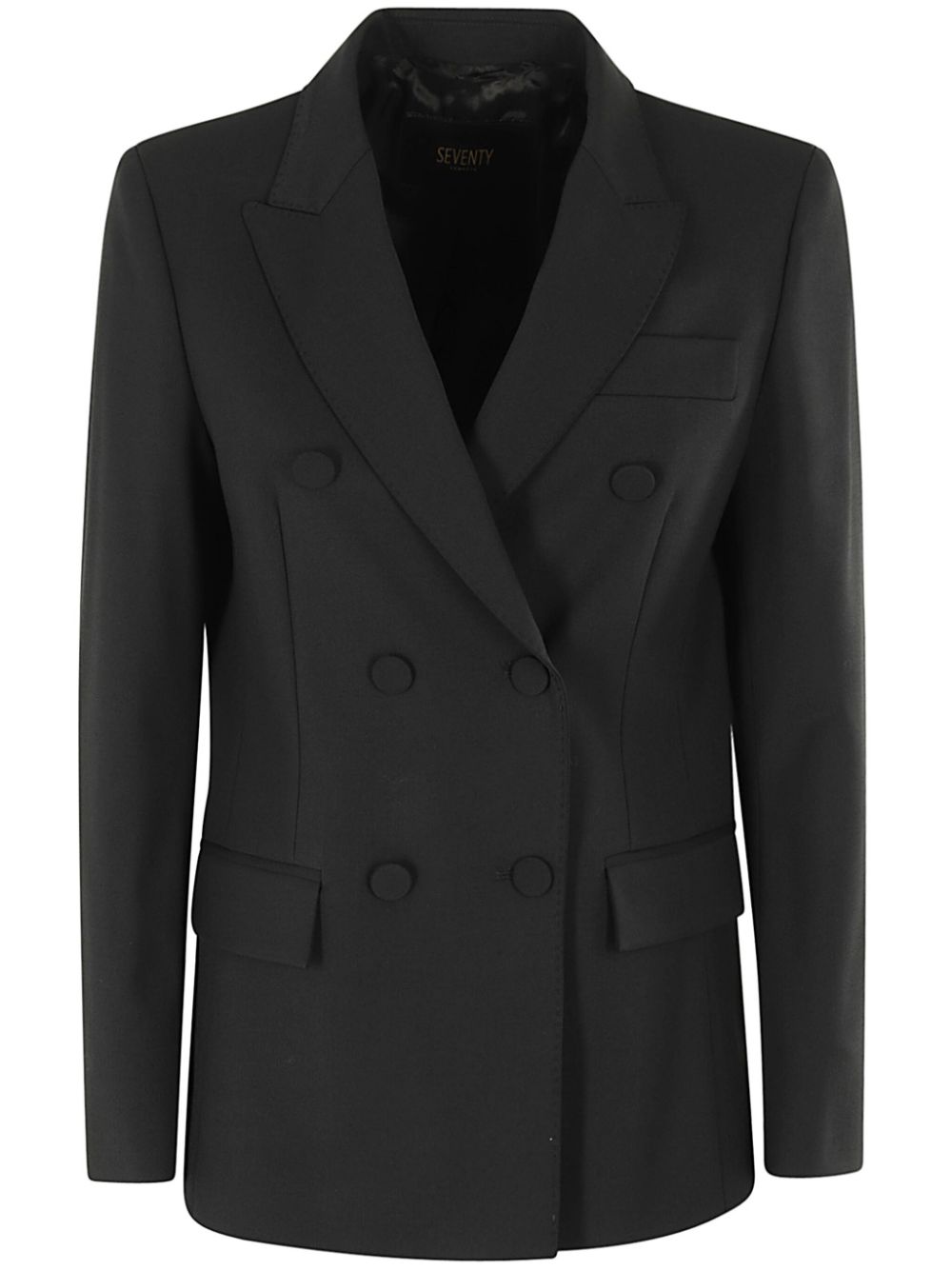 Double-breasted blazer - Black