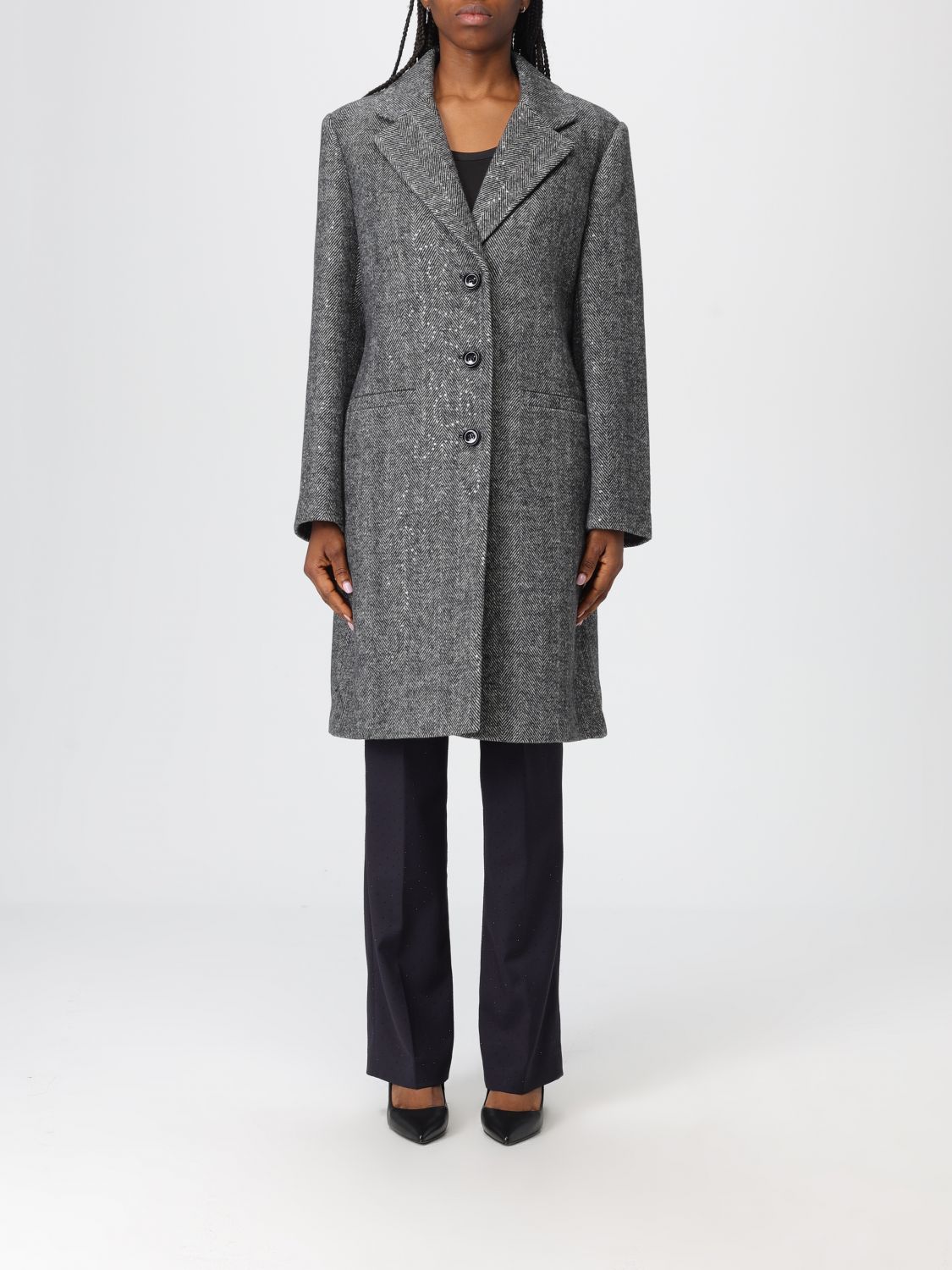 Coat Woman color Grey