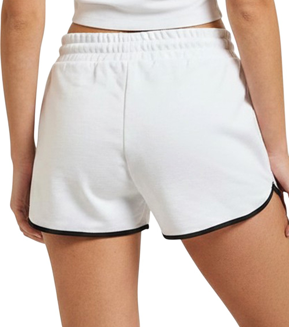 White Logo Shorts