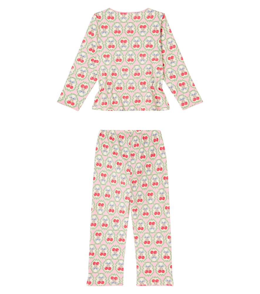 Konges Sløjd Three printed cotton jersey top and pants set