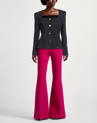 Woman Jacket Midnight blue Size S Viscose, Polyamide, Elastane