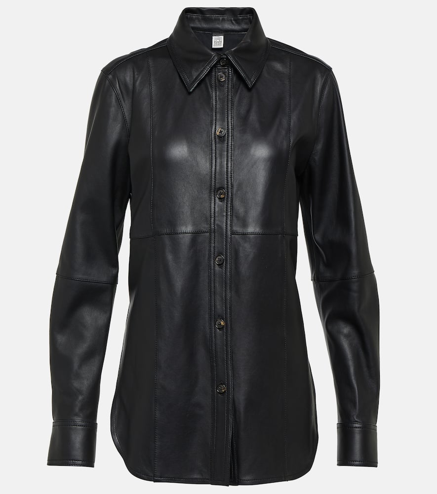 Toteme Leather overshirt