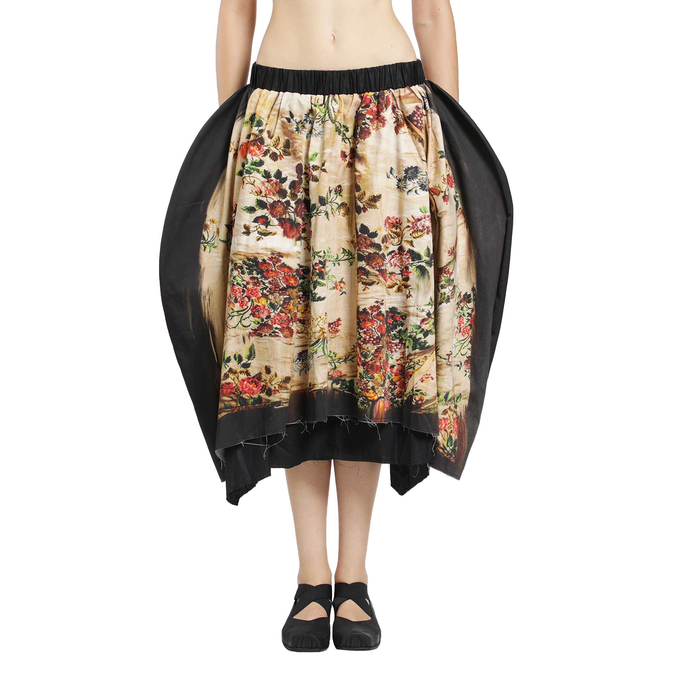 Margaret Gathered Midi Skirt