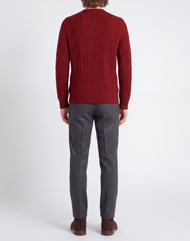 Man Sweater Red Size 42 Virgin Wool