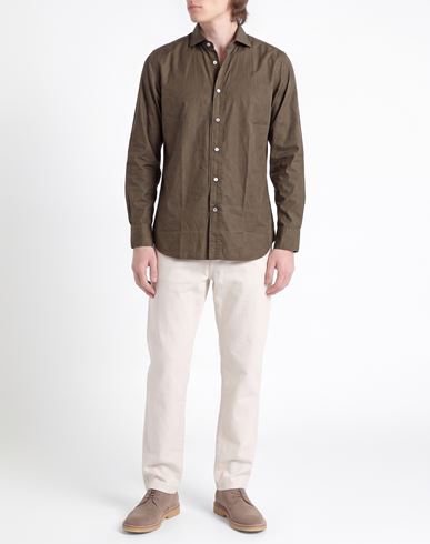 Man Shirt Military green Size 15 ½ Cotton