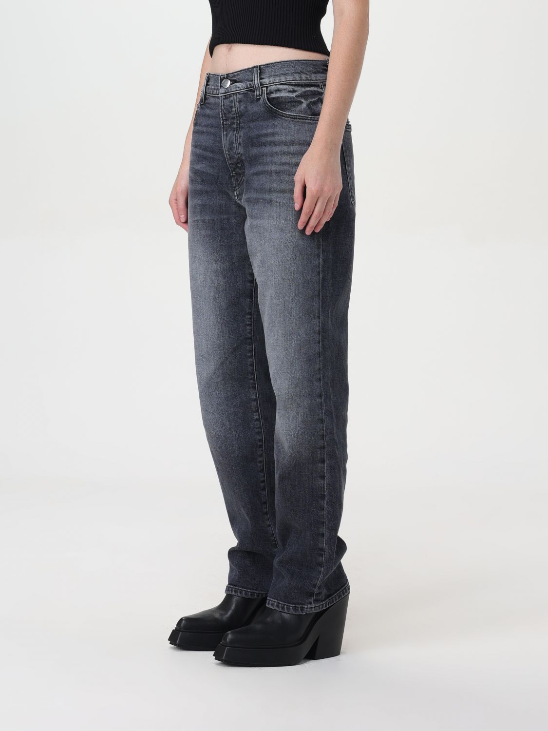 Jeans Woman color Black