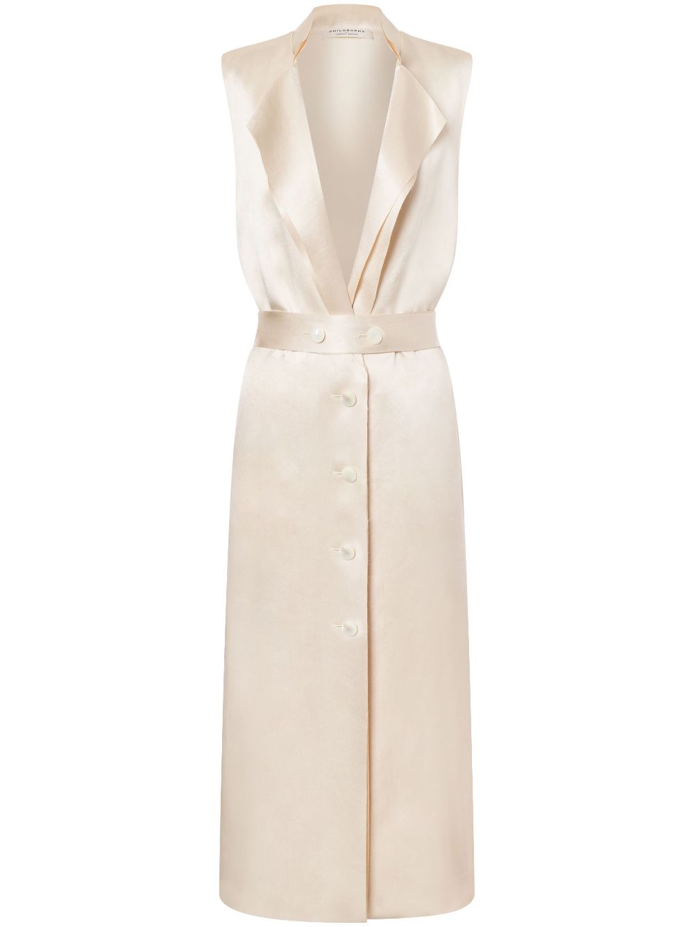 Sleeveless dress - Neutrals