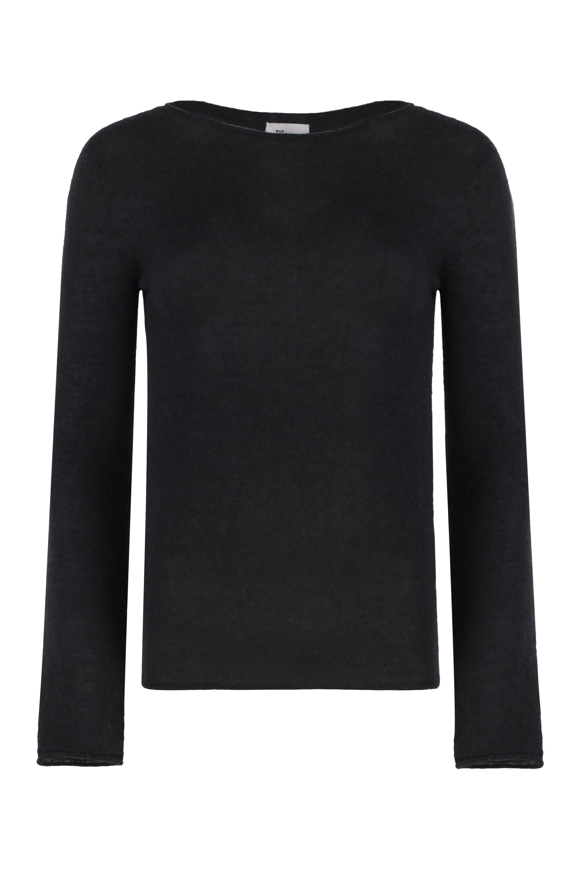 The (alphabet) Silk-Cashmere Blend Rounded-Neck Pullover Sweater