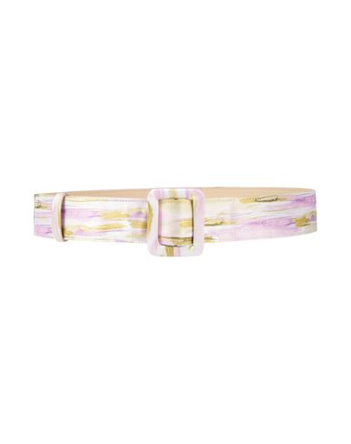 Woman Belt Lilac Size M Textile fibers