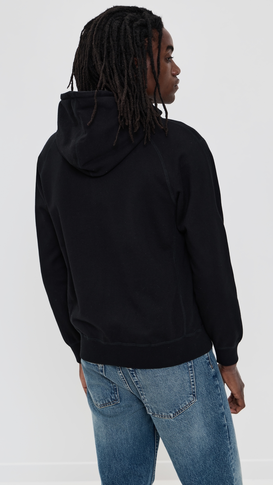 Reigning Champ Mid-Weight Terry Standard Zip Hoodie Black