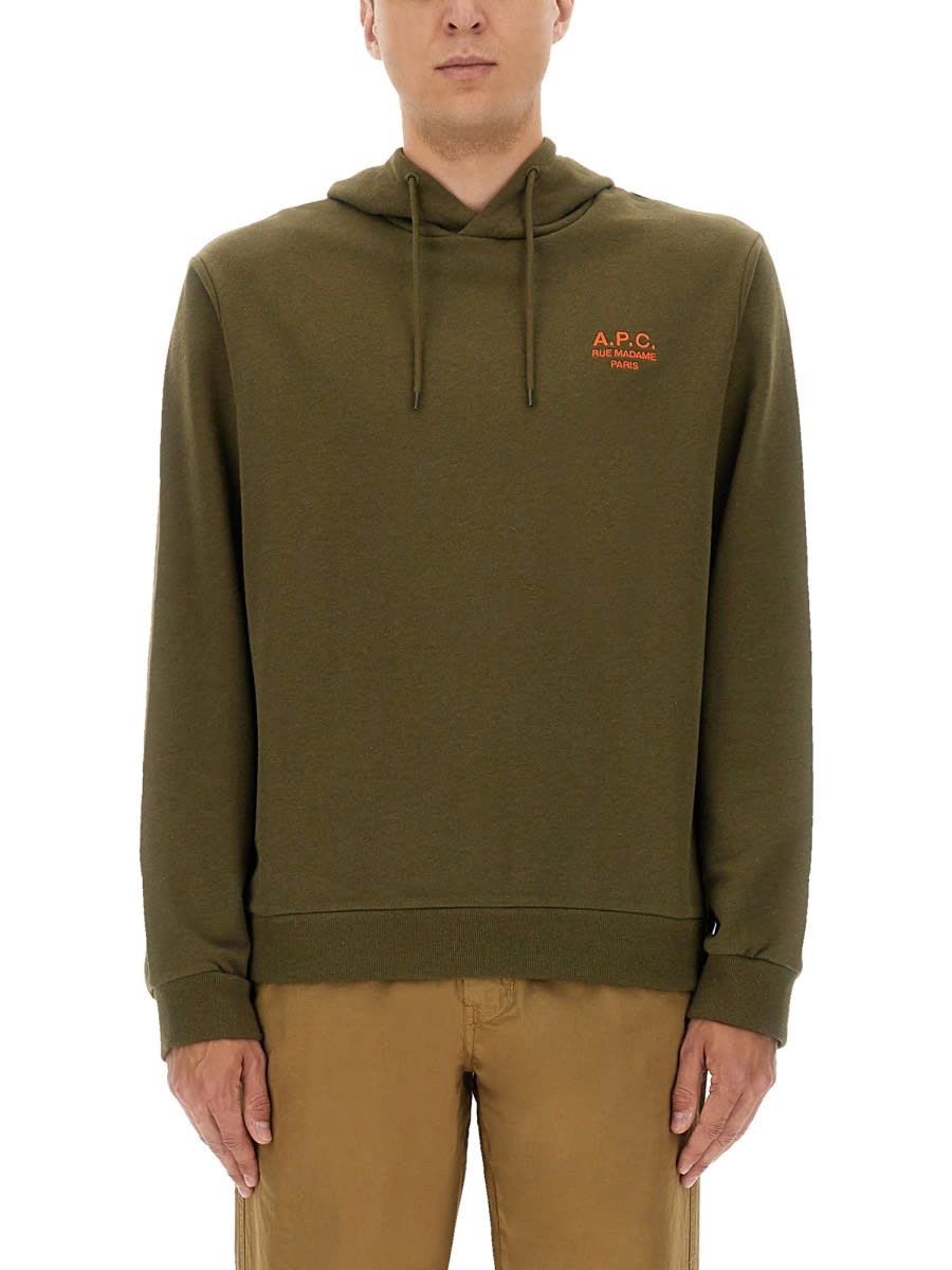 A. P.C. - Green Sweatshirts