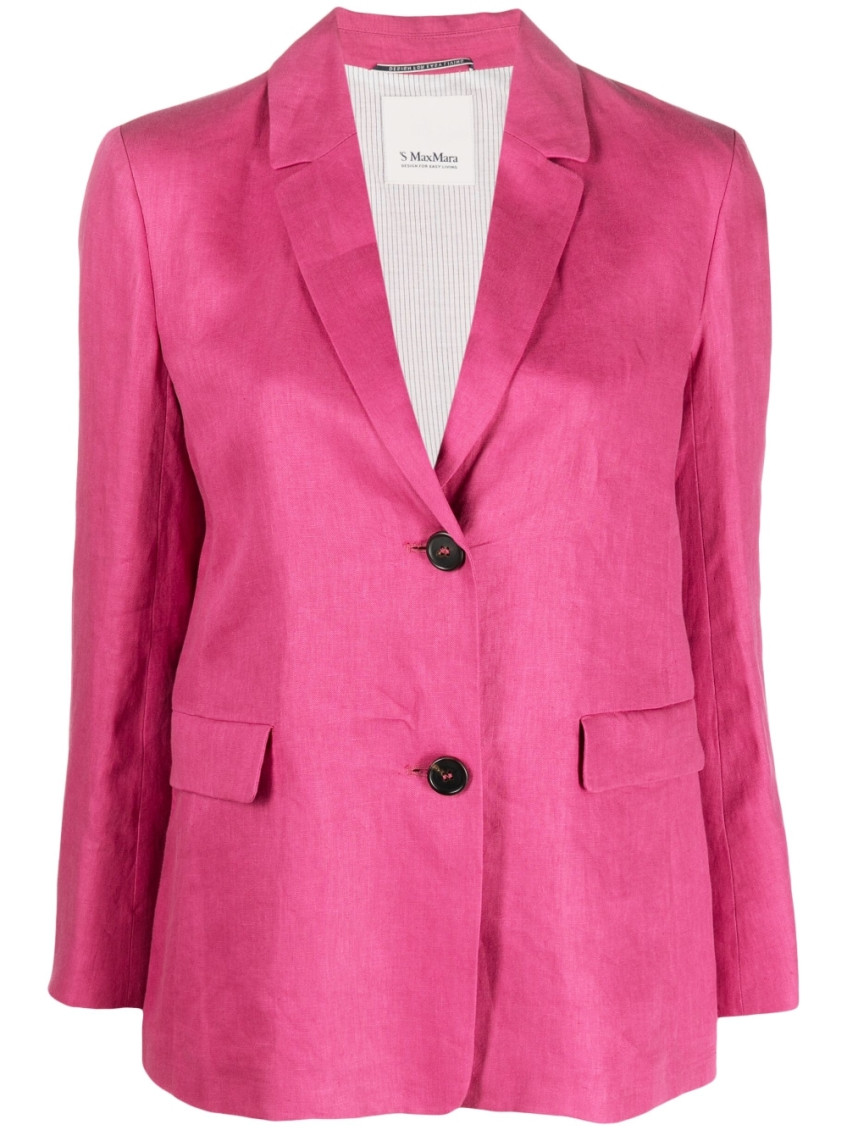 - Single-breasted Linen Blazer