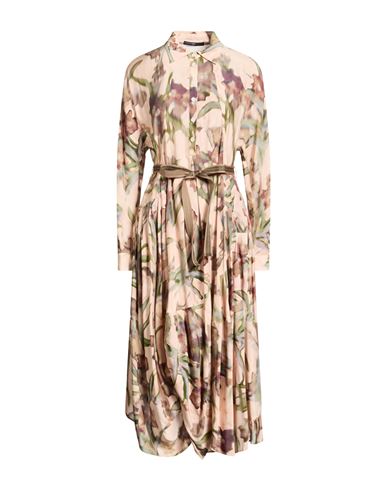 Use Woman Midi dress Beige Size 2 Rayon, Silk