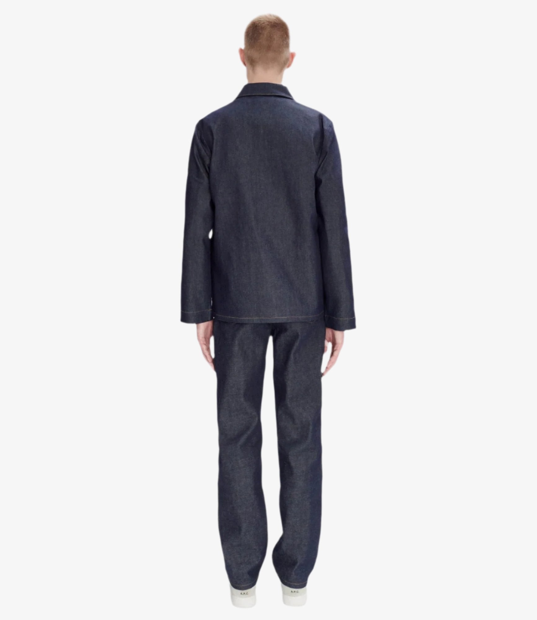 Kerlouan Logo jacket Indigo