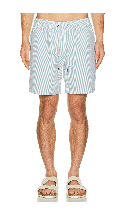 Fair Harbor 7 Bayberry Swim Trunk in Mint. L. Also in M, S, XL/1X