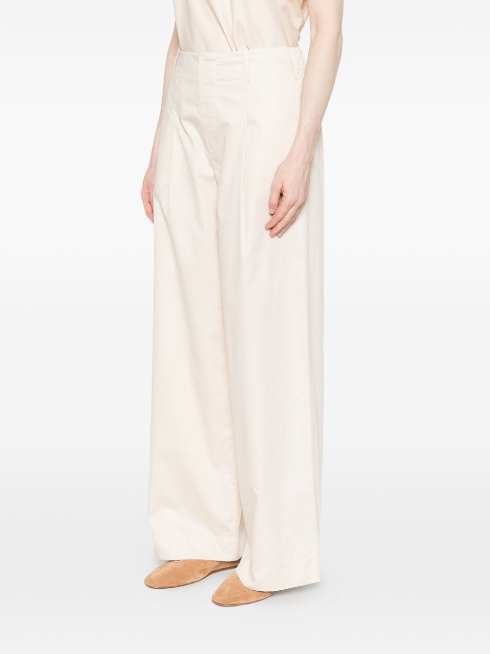 Susanne Bommer Pantalon large en coton