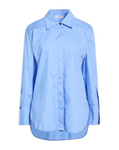 Woman Shirt Light blue Size 10 Polyester, Viscose, Elastane