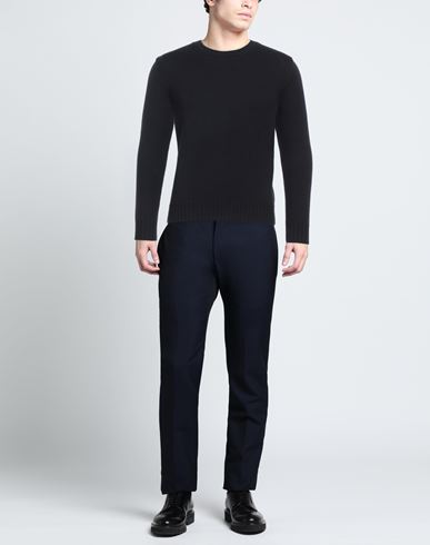 Alpha Studio Man Sweater Midnight blue Size 46 Merino Wool