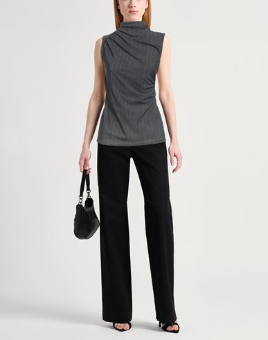Woman Top Charcoal Size 4 Polyamide, Elastane