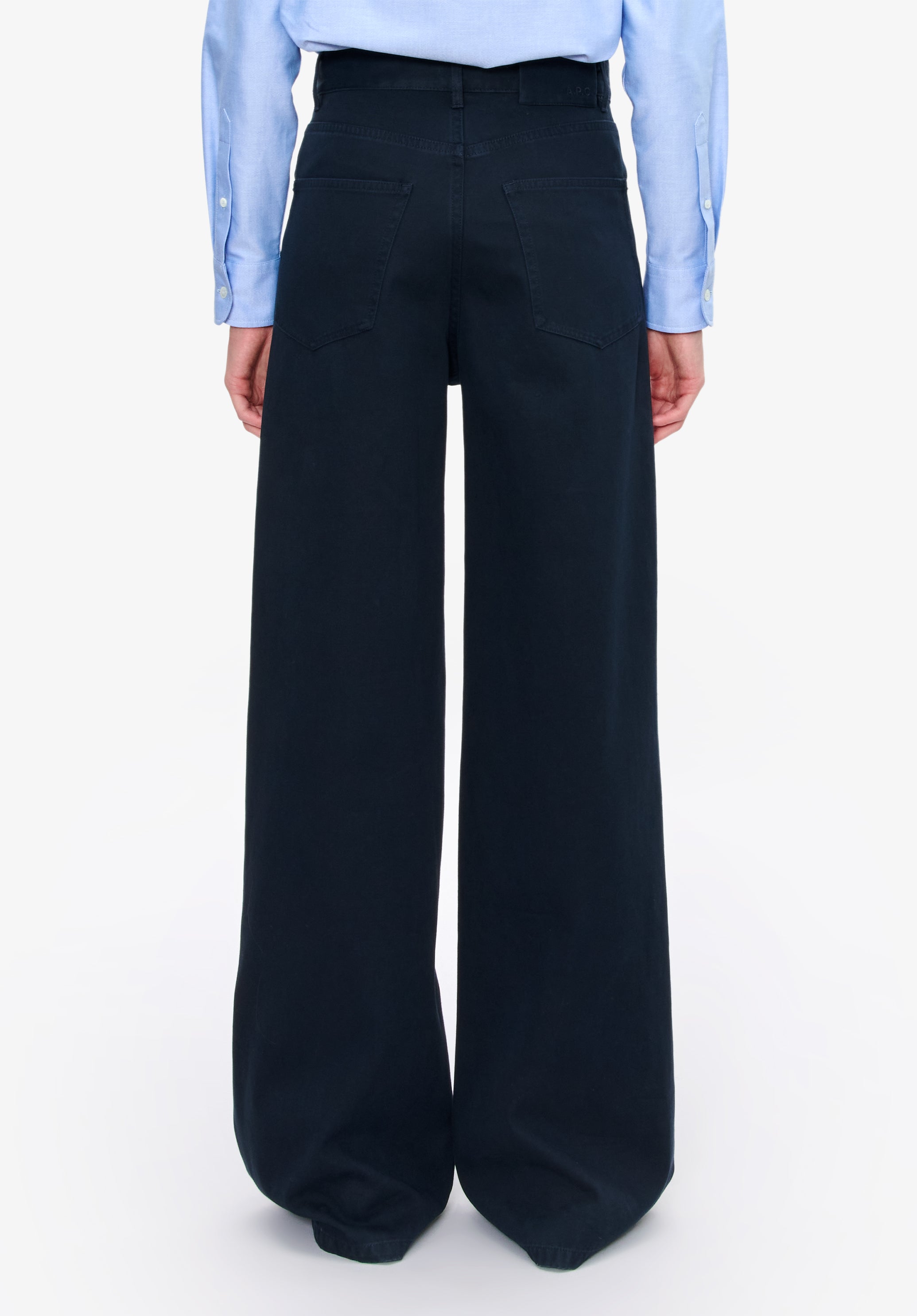 A. P.C. Women's Clyde pants Size: 24 in Dark navy blue