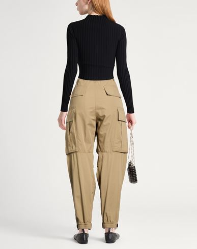 Icon Woman Pants Camel Size 2 Cotton
