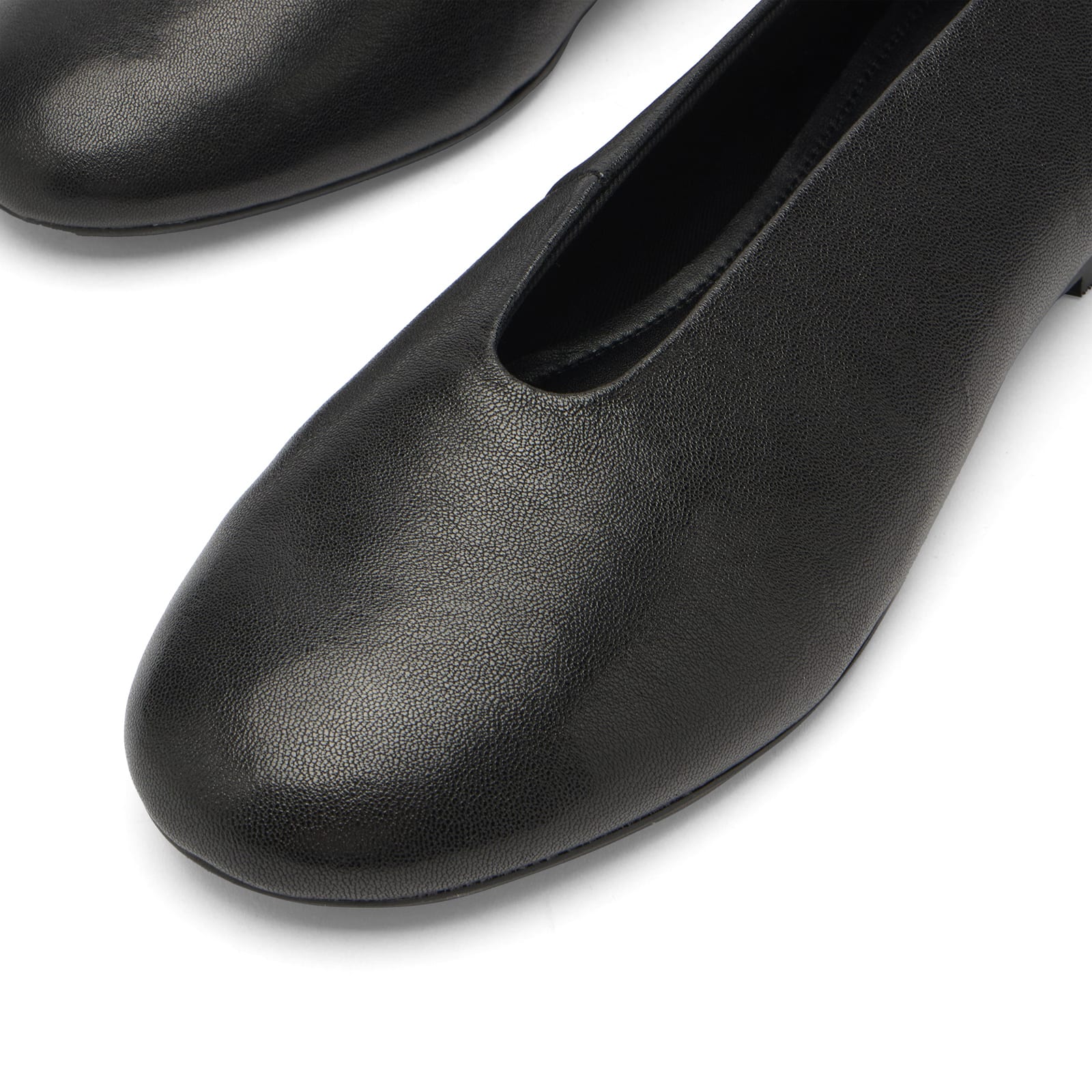Women's Aleya Leather Ballet Shoes Black