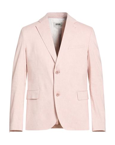 Man Blazer Antique rose Size 44 Linen, Polyester, Viscose, Elastane