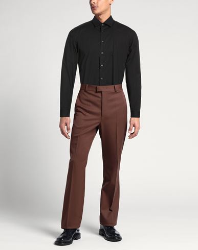 Man Shirt Black Size 16 ½ Cotton, Elastane