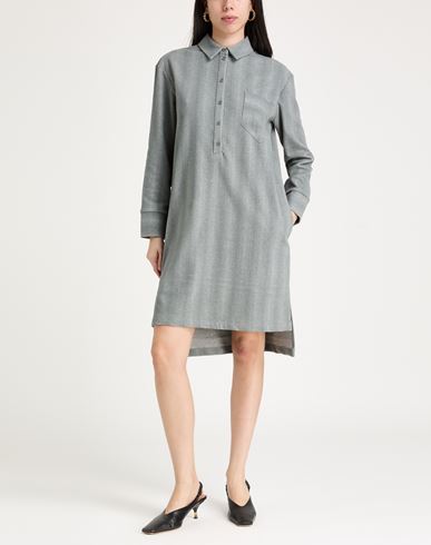 Leisure Woman Midi dress Grey Size S Viscose, Polyamide, Elastane