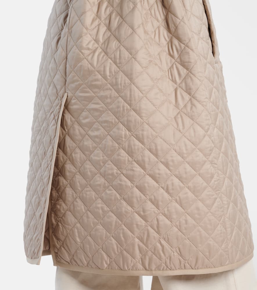 Lauren belted quilted vest
