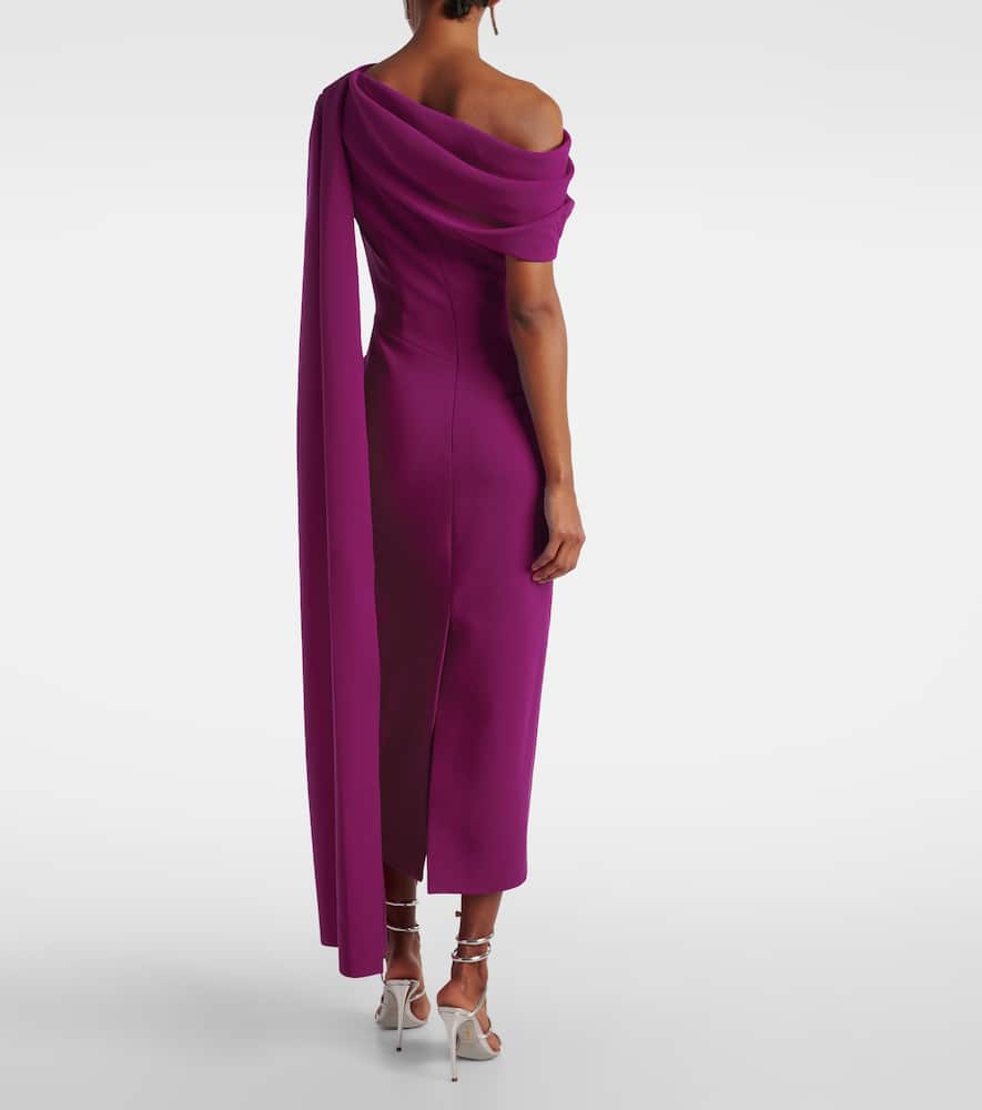 Roksanda Maite draped crêpe gown