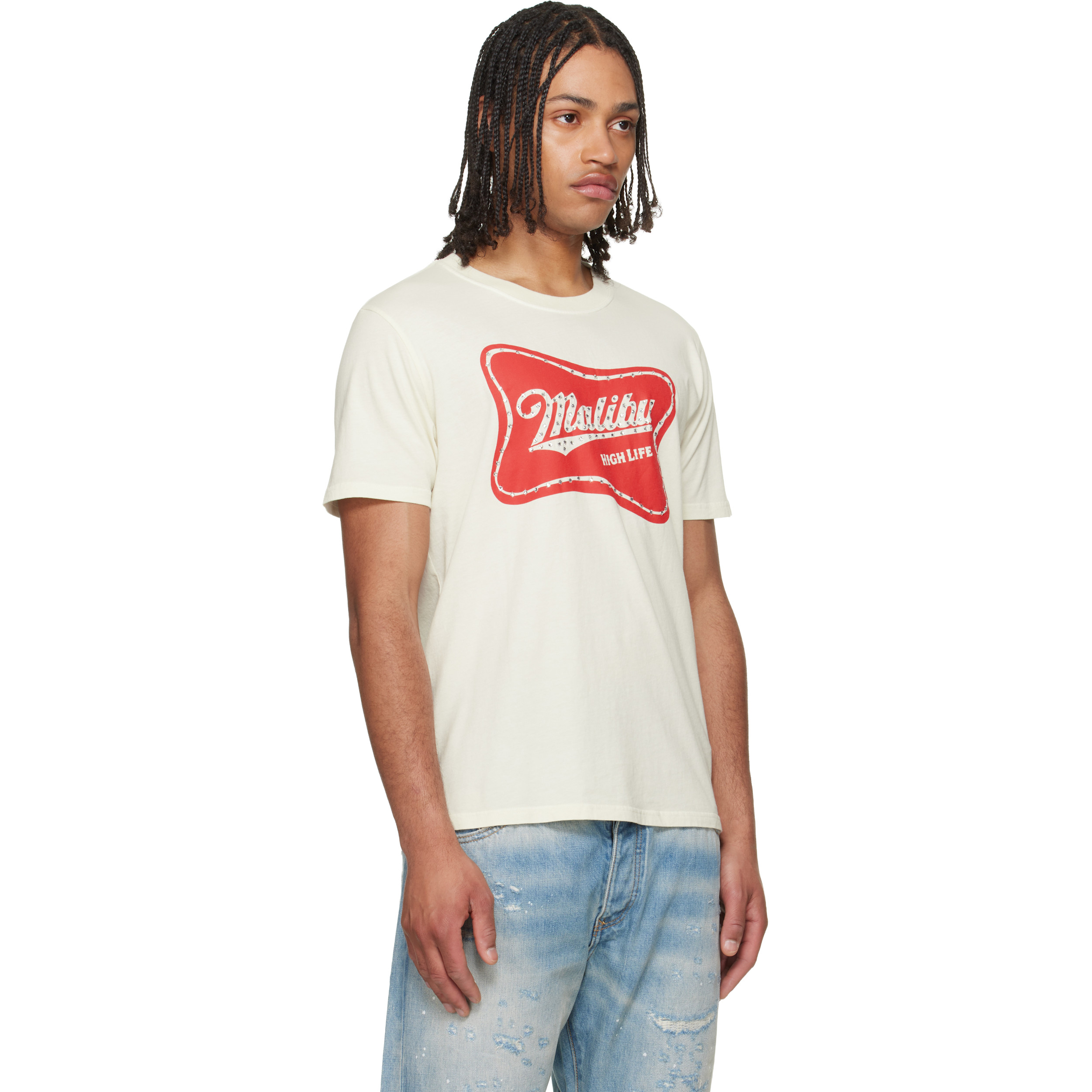 Off-White Sammy 'Malibu' Embellished S/S T-shirt