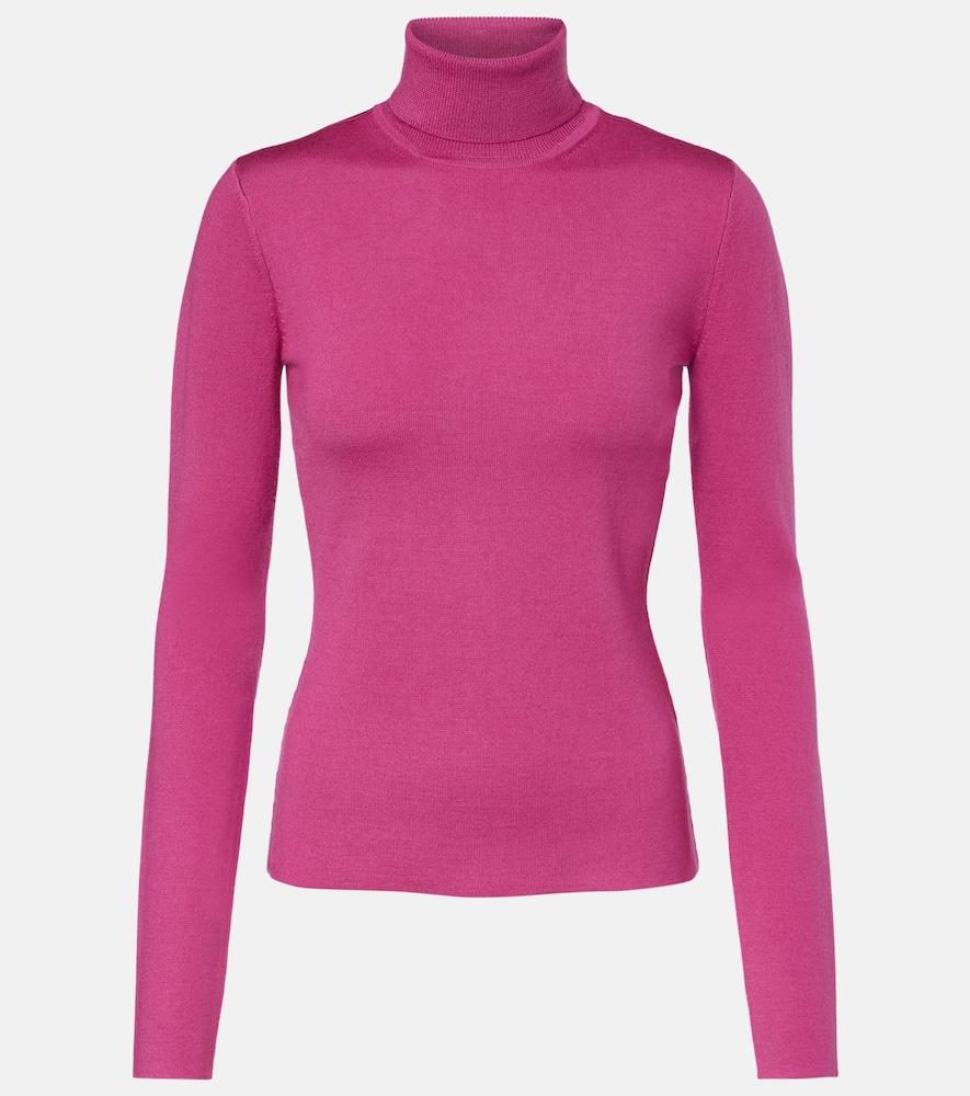 May wool, cashmere, and silk turtleneck sweater